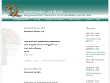 Tablet Screenshot of kontemplationundmystik.de